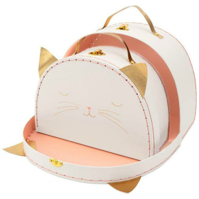 Meri Meri Cat Stackable Suitcase Set | HONEYPIEKIDS | Kids Boutique Clothing