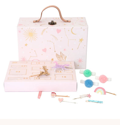 Meri Meri Girls Hair Accessories Advent Calendar Suitcase | HONEYPIEKIDS | Kids Boutique 