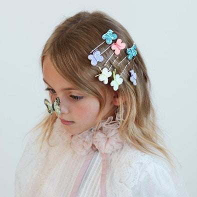 Meri Meri Glitter Butterfly Hair Sliders | HONEYPIEKIDS | Kids Boutique Clothing
