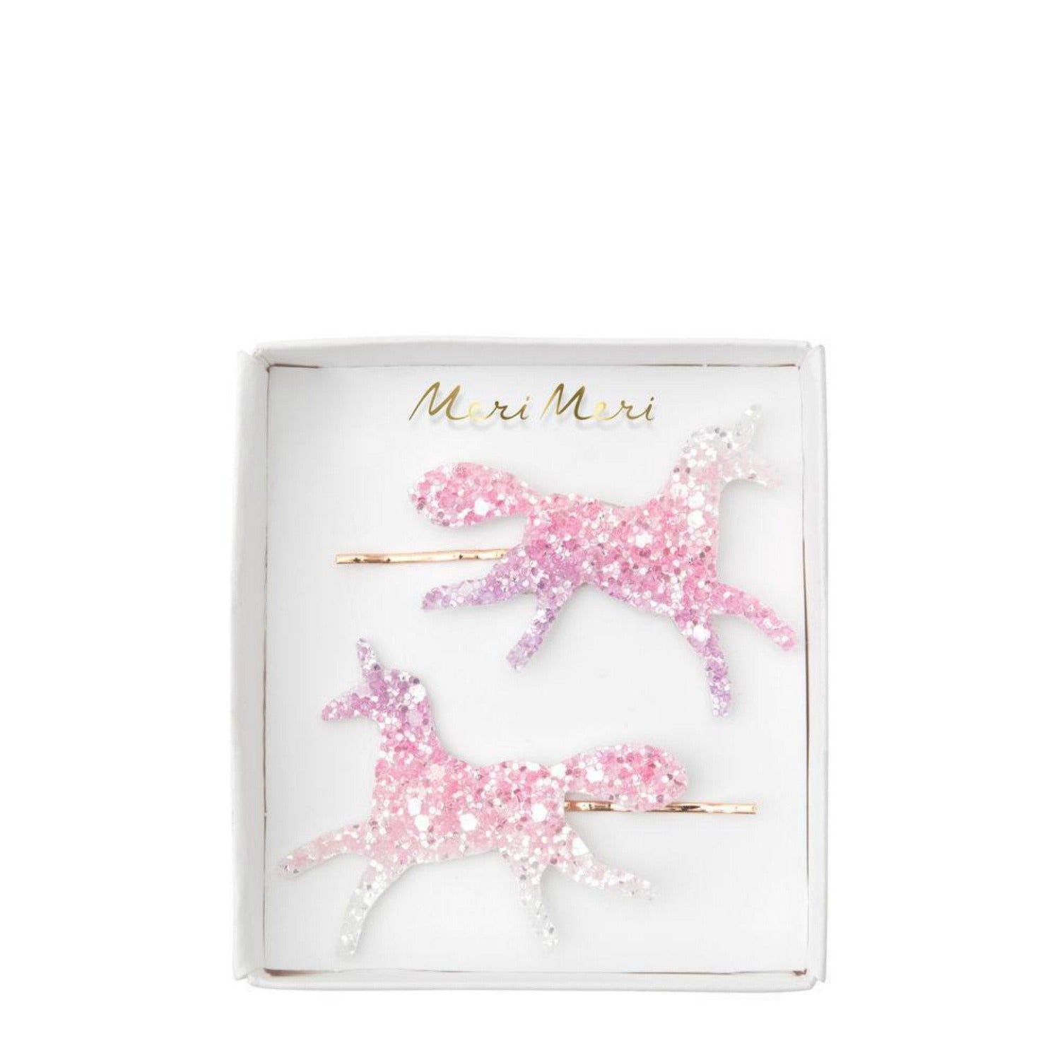 Meri Meri Glitter Unicorn Hair Sliders | HONEYPIEKIDS 
