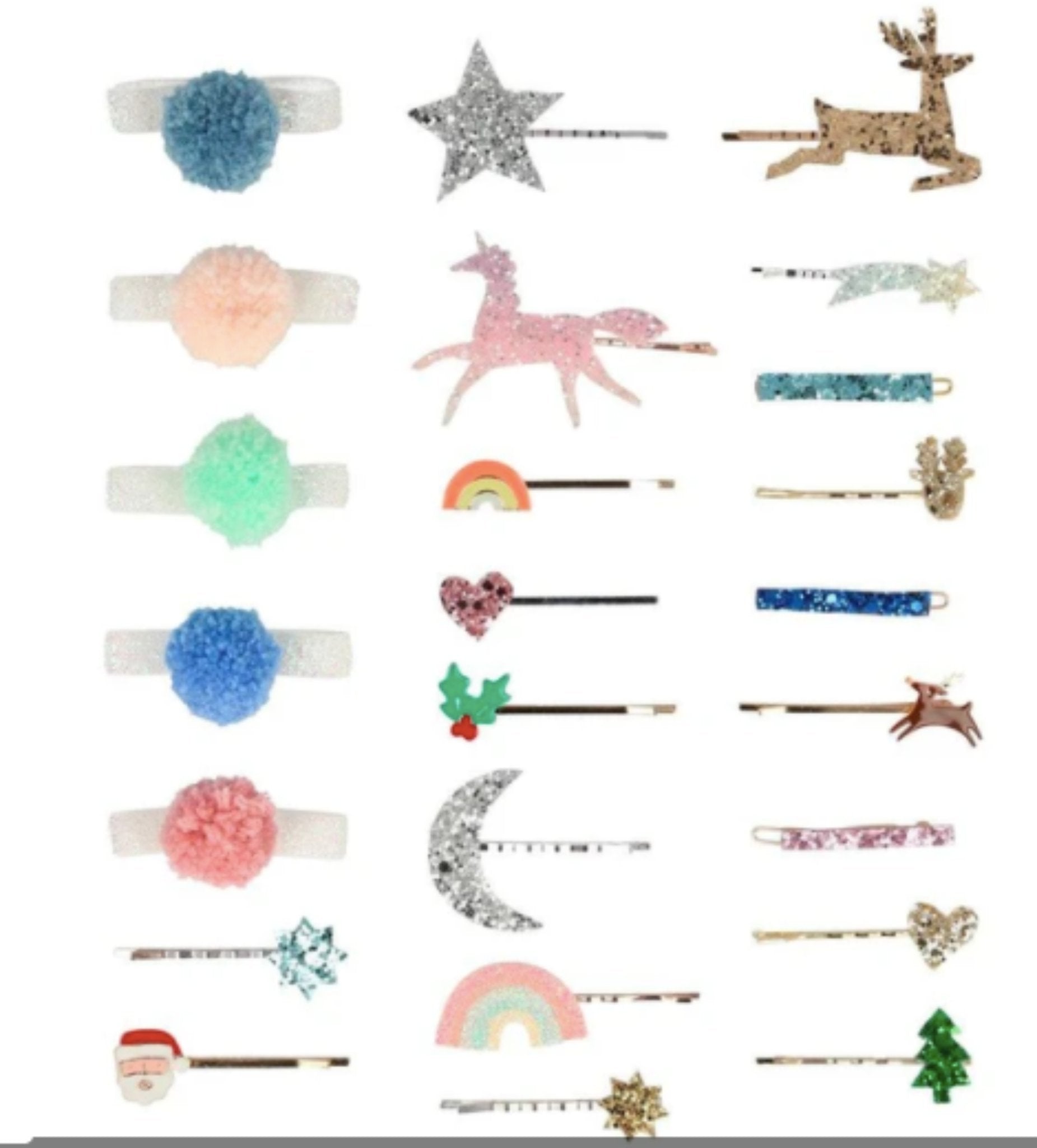 Meri Meri Hair Accessories Advent Calendar Suitcase | HONEYPIEKIDS 