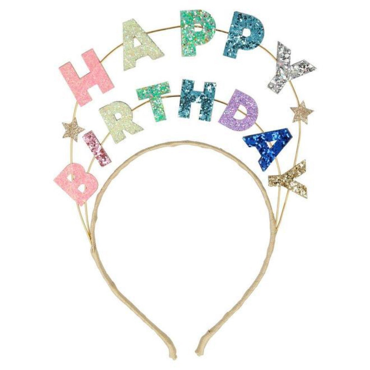 Meri Meri Happy Birthday Glitter Headband | HONEYPIEKIDS 
