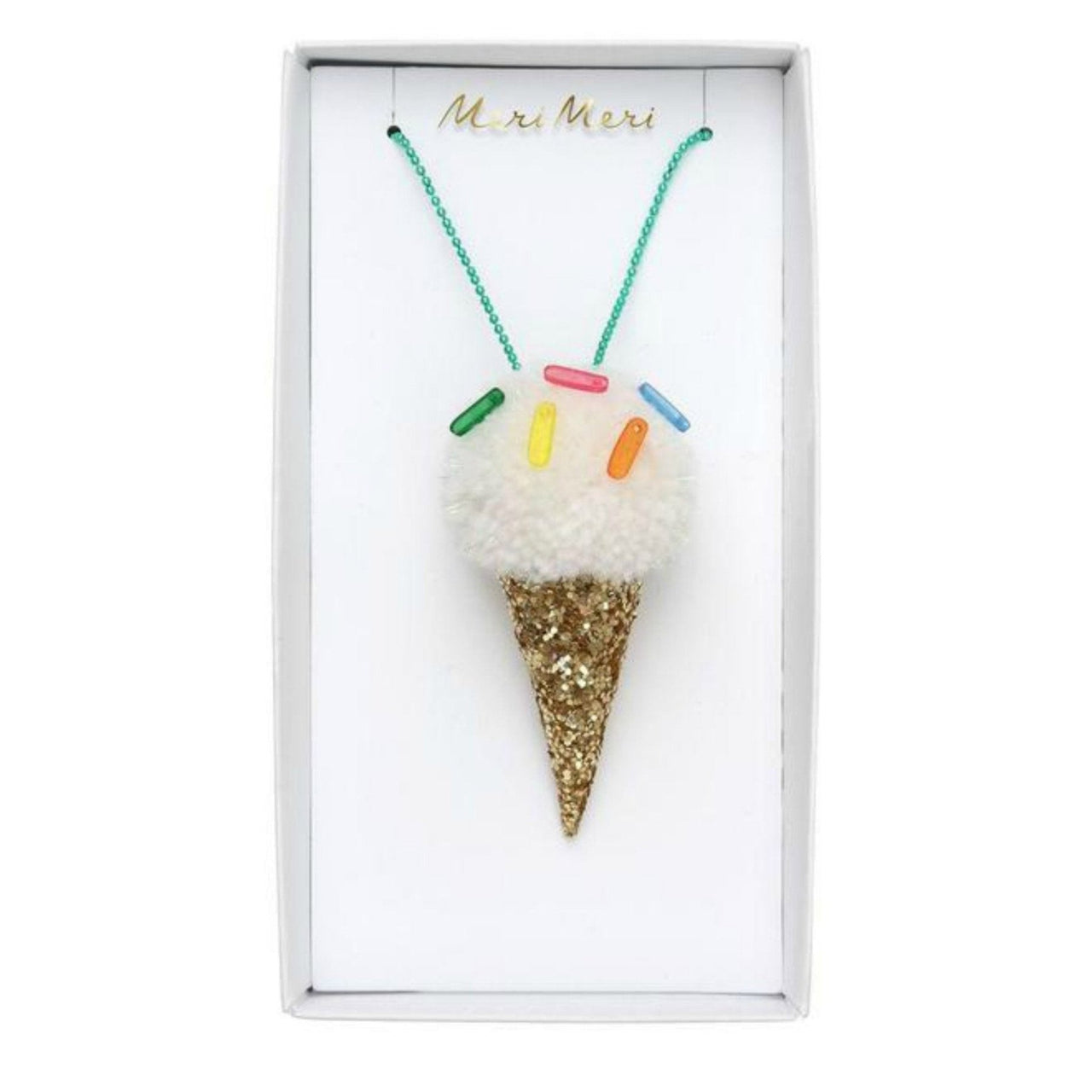 Meri Meri Ice Cream Pom Pom Necklace | HONEYPIEKIDS 