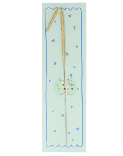 Meri Meri Large Gold Sparkler NUMBER Candle | HONEYPIEKIDS | Kids Boutique Clothing