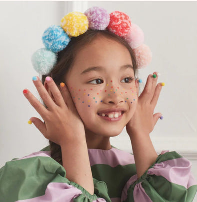 Meri Meri Rainbow Pompom Headband | HONEYPIEKIDS | Kids Boutique Clothing