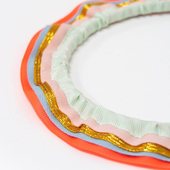 Meri Meri Rainbow Ruffle Headband | HONEYPIEKIDS | Kids Boutique Clothing