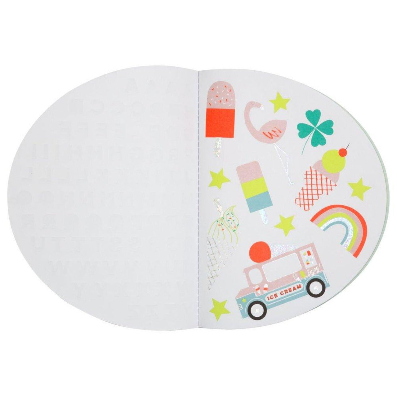 Meri Meri Rainbow Sticker & Sketch Book | HONEYPIEKIDS 