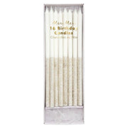 Meri Meri Silver Glitter Dipped Candles | HONEYPIEKIDS 