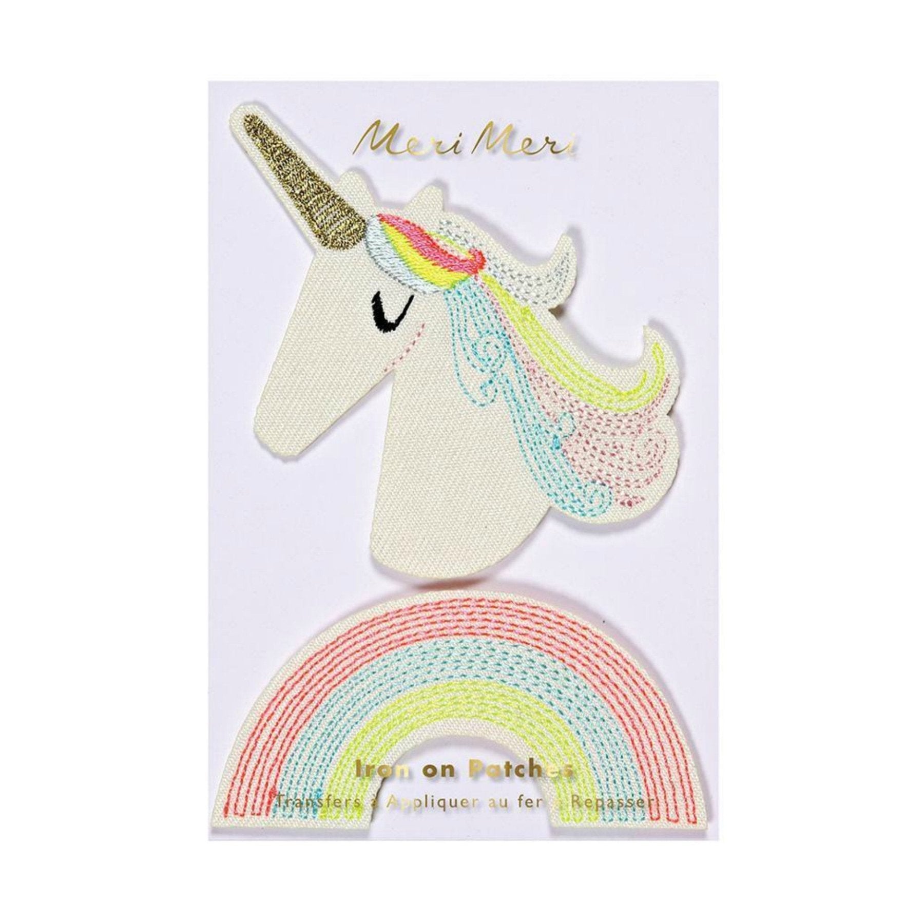 Meri Meri Unicorn & Rainbow Patches | HONEYPIEKIDS 