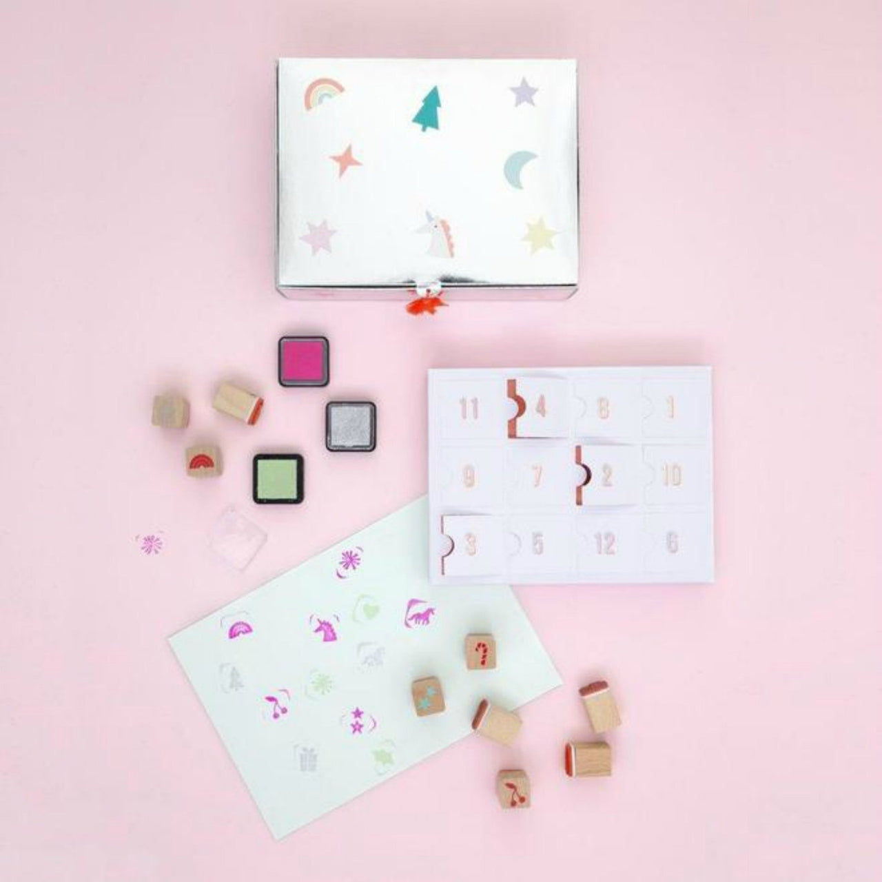 Meri Meri Unicorn Stamp Advent Calendar | HONEYPIEKIDS 