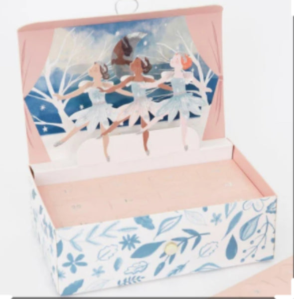 Meri Meri Winter Ballerina Charm Bracelet Advent Calendar Suitcase | HONEYPIEKIDS 