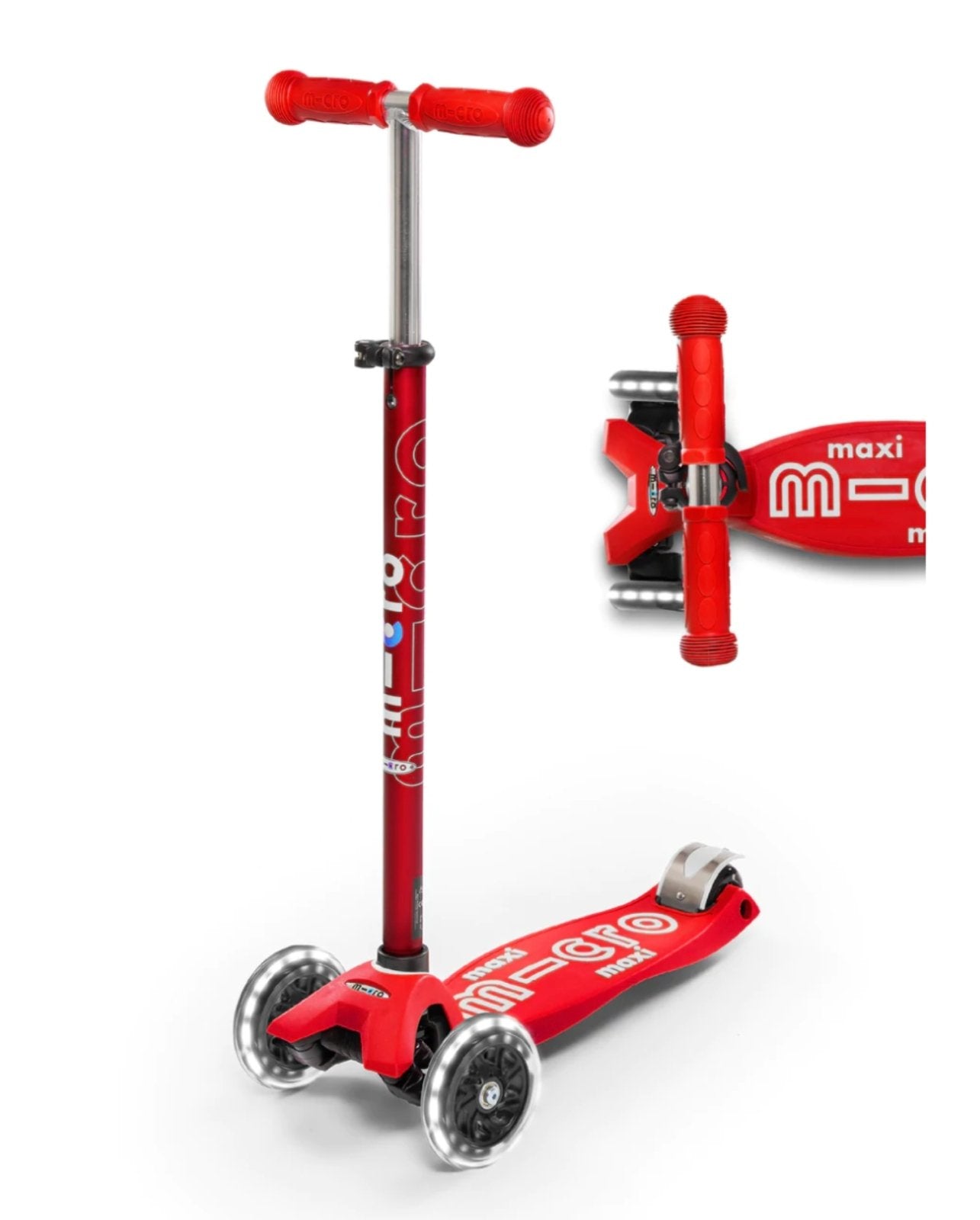 Micro Kickboard MAXI Deluxe LED LIGHT UP Scooter | HONEYPIEKIDS 