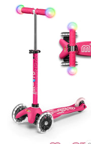 Micro Kickboard Mini Deluxe MAGIC Light Up Handlebar Scooter | HONEYPIEKIDS 