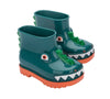 Mini Melissa Boys Orange and Green Mini Rain Boot + Fabula BB | HONEYPIEKIDS | Kids Boutique 
