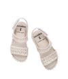 Mini Melissa Little Girls Beige Panc + Isabela Capeto Sandals | HONEYPIEKIDS | Kids Boutique Clothing