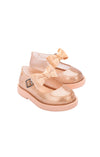 Mini Melissa Girls LOLA BB Beige Glitter Shoes | HONEYPIEKIDS | Kids Boutique Clothing