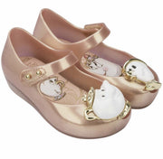 Mini Melissa Ultra Girl Metallic Pink Beauty and the Beast MaryJane Shoes | HONEYPIEKIDS 