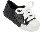 Mini Melissa Unisex Polibolha Black Sneakers | HONEYPIEKIDS 