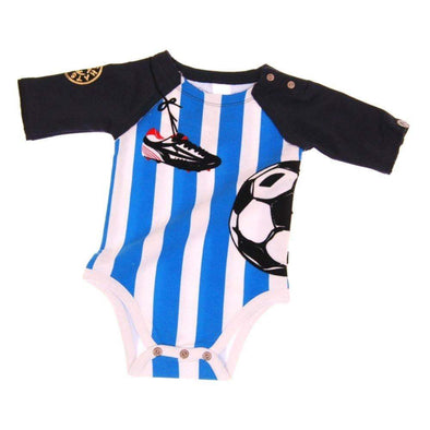 Mini Shatsu Infant Boys Soccer Raglan Bodysuit | HONEYPIEKIDS | Kids Boutique Clothing