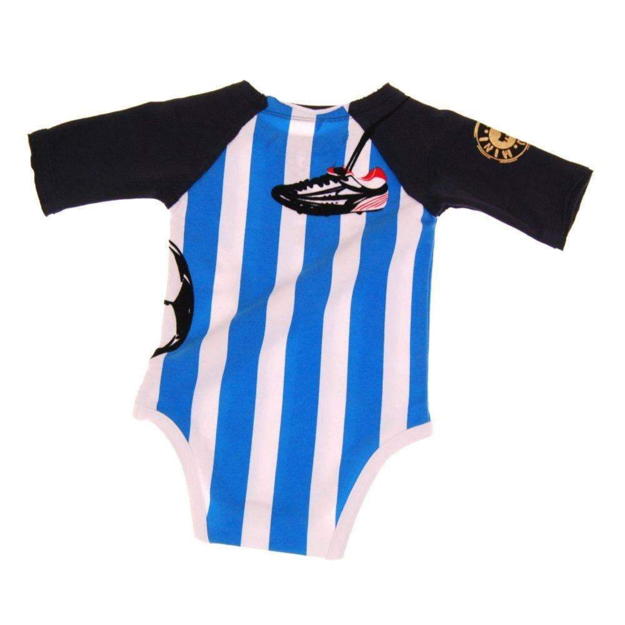 Mini Shatsu Infant Boys Soccer Raglan Bodysuit | HONEYPIEKIDS 