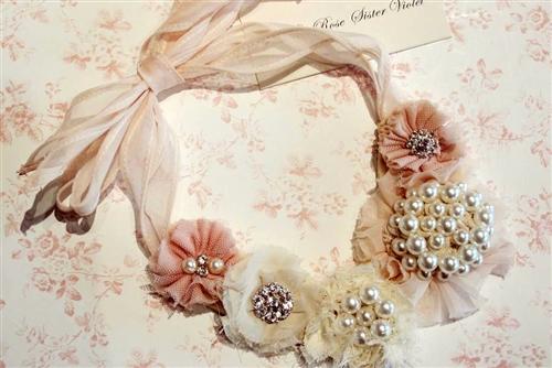 MISS ROSE SISTER VIOLET PEARL CLUSTER NECKLACE | HONEYPIEKIDS 