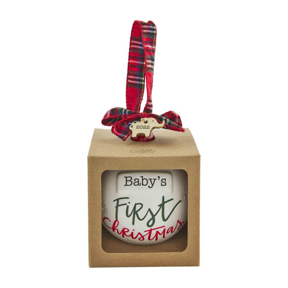 Mudpie Baby's First Christmas Ornament | HONEYPIEKIDS | Kids Boutique Clothing