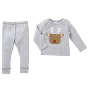 Mudpie Infant Boys Reindeer 2 Piece set | HONEYPIEKIDS 