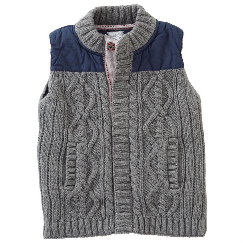MUDPIE INFANT & TODDLER BOYS SWEATER AND NYLON VEST | HONEYPIEKIDS 