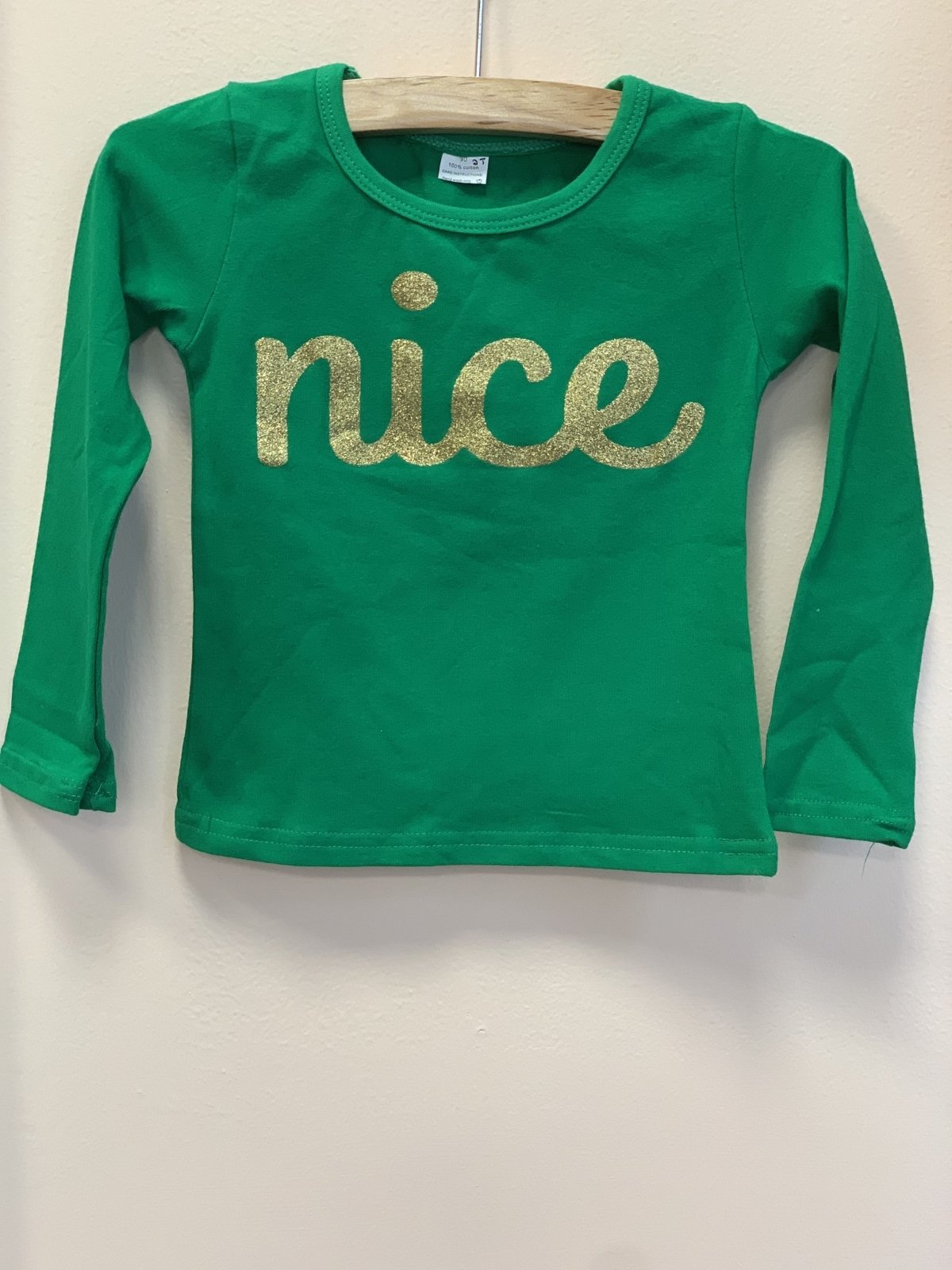 Naughty or Nice Long Sleeve Shirts | HONEYPIEKIDS 