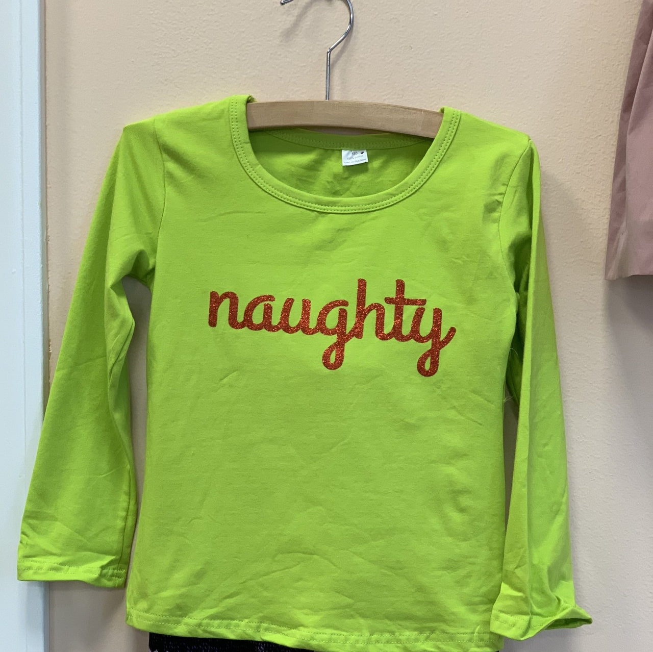 Naughty or Nice Long Sleeve Shirts | HONEYPIEKIDS 