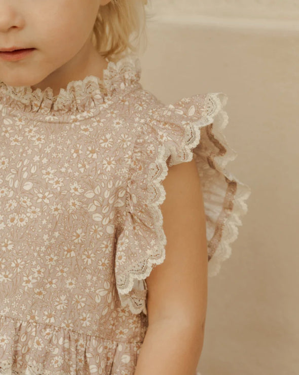 Noralee Alice Dress In Lavender Bloom | HONEYPIEKIDS