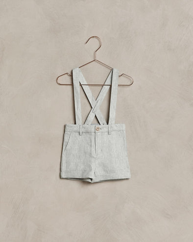 NoraLee Baby & Little Boys Chambray Suspender Shorts | HONEYPIEKIDS | Kids Boutique Clothing