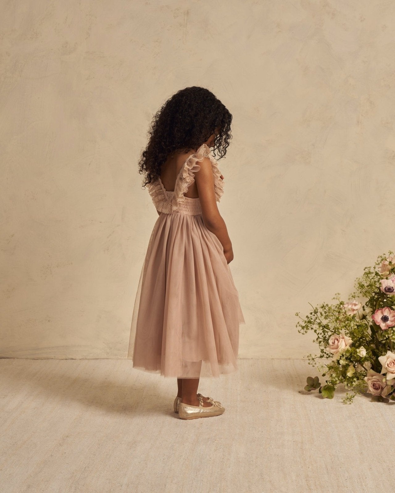 NoraLee Dorthea Dress In Rose - Baby to Youth | HONEYPIEKIDS 