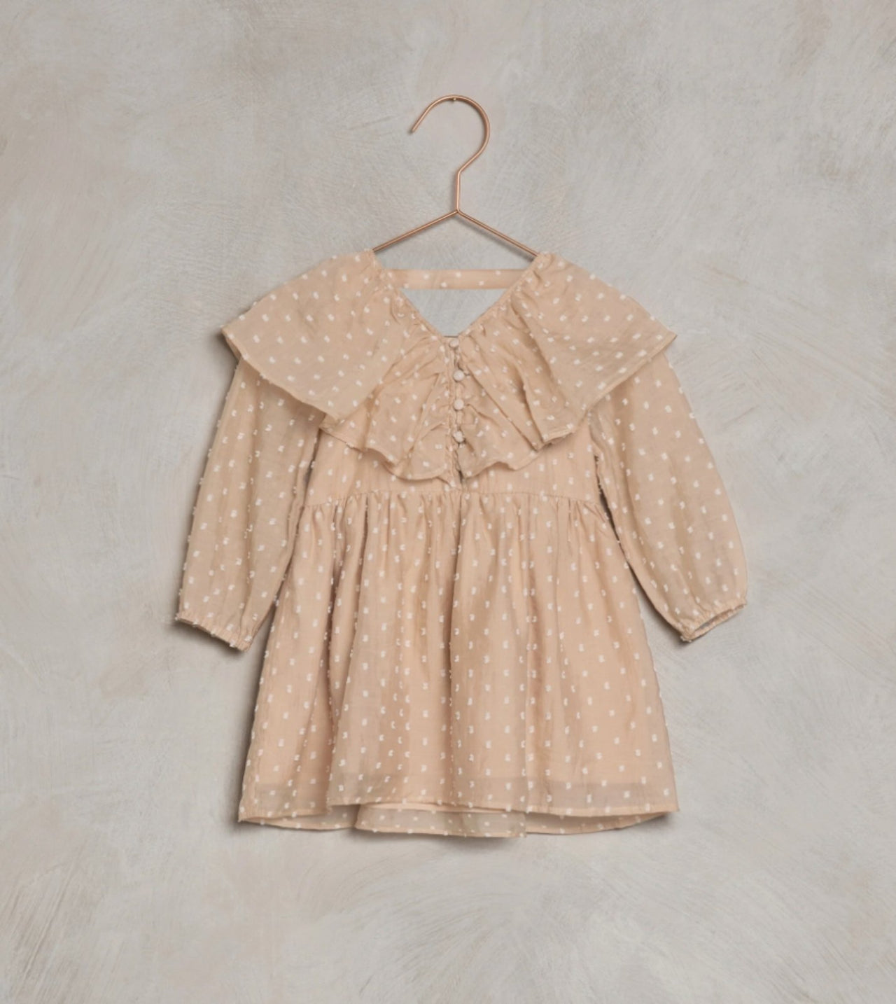 NoraLee Baby To Youth Girls Apricot Claudette Dress | HONEYPIEKIDS 