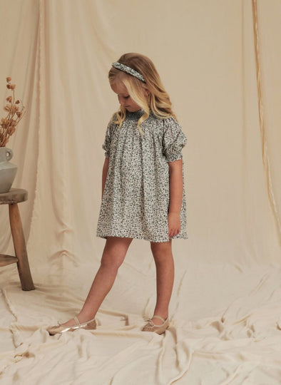 NoraLee Baby to Youth Girls Blue Meadow Maddie Dress | HONEYPIEKIDS | Kids Boutique Clothing