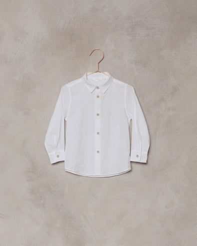 NoraLee Boys White Harrison Shirt | HONEYPIEKIDS | Kids Boutique Clothing