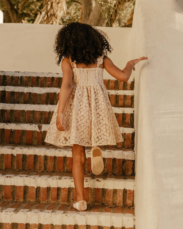 NoraLee Girls Baby to Youth Ivory Daisy MARA Dress | HONEYPIEKIDS | Kids Boutique Clothing