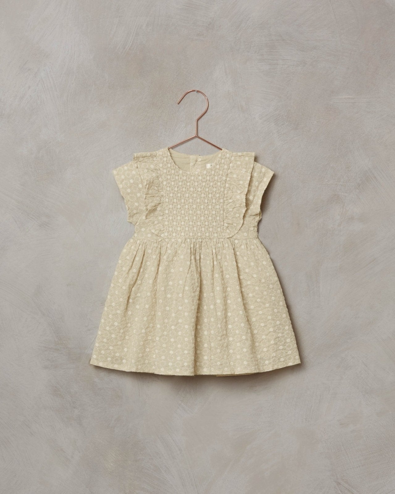 NoraLee Girls Blythe Dress in Champagne | HONEYPIEKIDS 