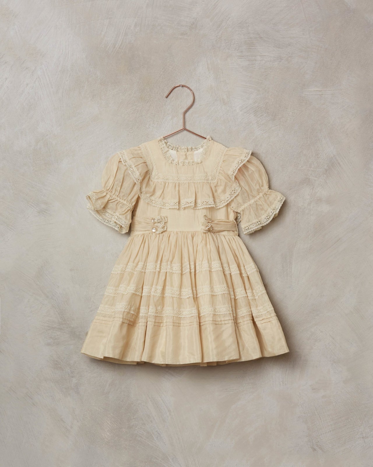 NoraLee Girls Champagne Clementine Dress | HONEYPIEKIDS 