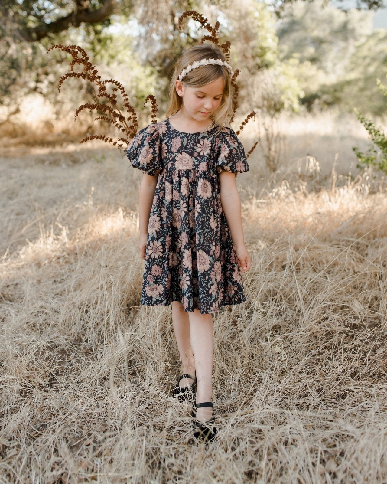 NoraLee Girls HOLIDAY BLOOM Luna Dress | HONEYPIEKIDS 