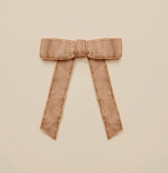 NoraLee Girls Velvet Bow In Several Color Choices | HONEYPIEKIDS | Kids Boutique Clothing