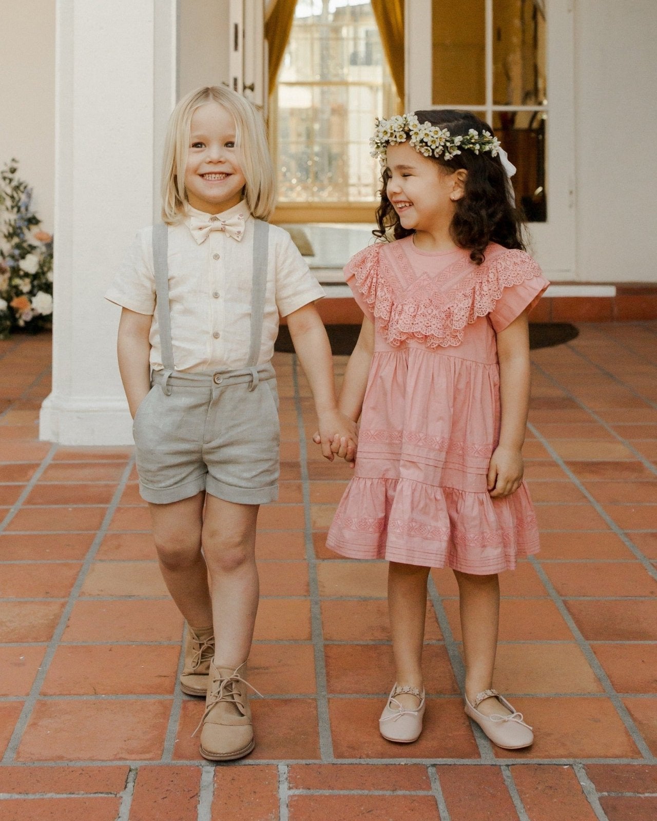 Goldie Dress | Mauve, 6Y at Noralee Goldie Dress | Mauve, 6Y at Noralee