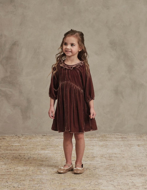 NoraLee Infant to Youth Girls WINE Color Adeline Dress | HONEYPIEKIDS | Kids Boutique Clothing