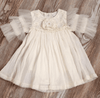 Ooh La La Couture Baby Girls Cream Grace Onesie Dress | HONEYPIEKIDS | Kids Boutique Clothing