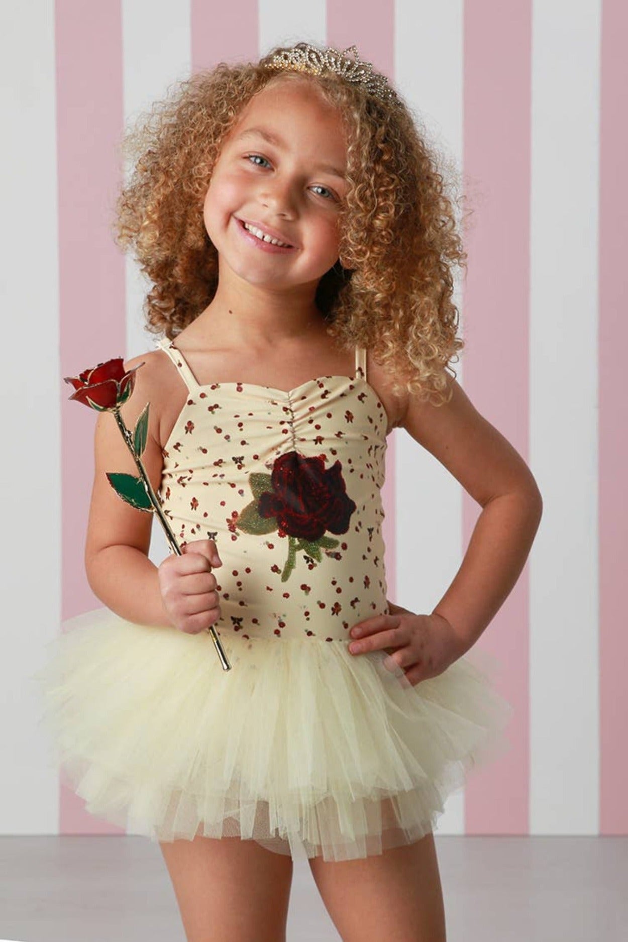 Ooh La La Couture Girls Belle Swimsuit in Lemonade | HONEYPIEKIDS