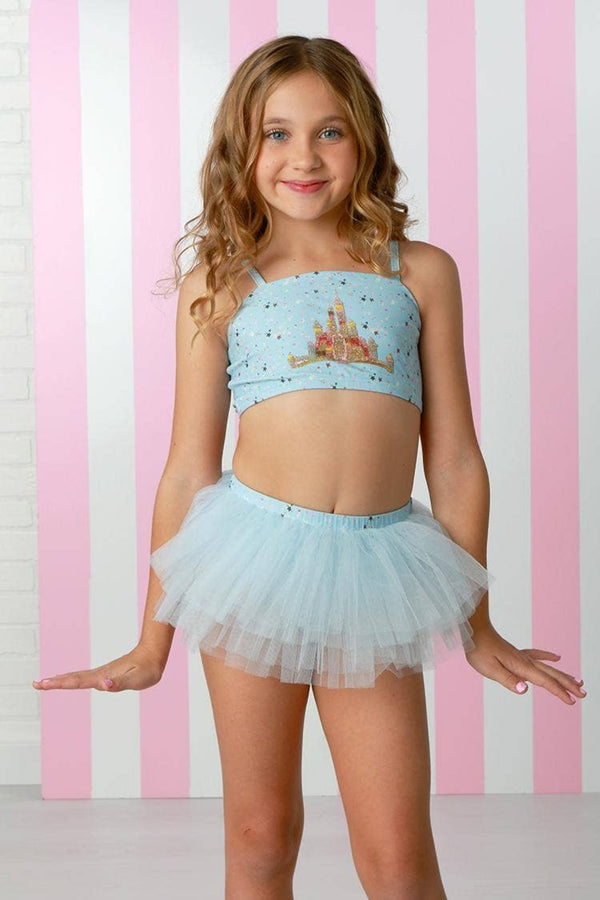 Ooh La La Couture Girls Princess Castle Bikini Swimsuit HONEYPIEKIDS