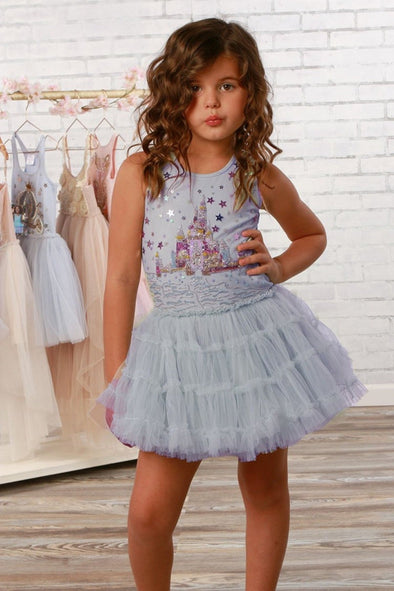 Ooh La La Couture Baby to Youth Girls Cinderella's Castle Tutu Dress | HONEYPIEKIDS | Kids Boutique 