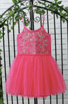 Ooh La La Couture Girls Hot Pink Beverly Tutu Dress | HONEYPIEKIDS | Kids Boutique Clothing