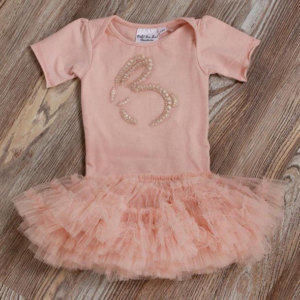 Ooh La La Couture Pink Bunny Shape INFANT Tutu Onesie Dress | HONEYPIEKIDS | Kids Boutique Clothing