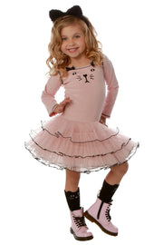 Ooh La La Couture Pink Kitty Tutu Dress | HONEYPIEKIDS 